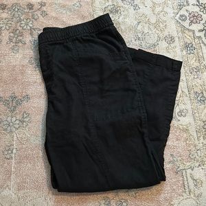 Old Navy Black Linen Pants